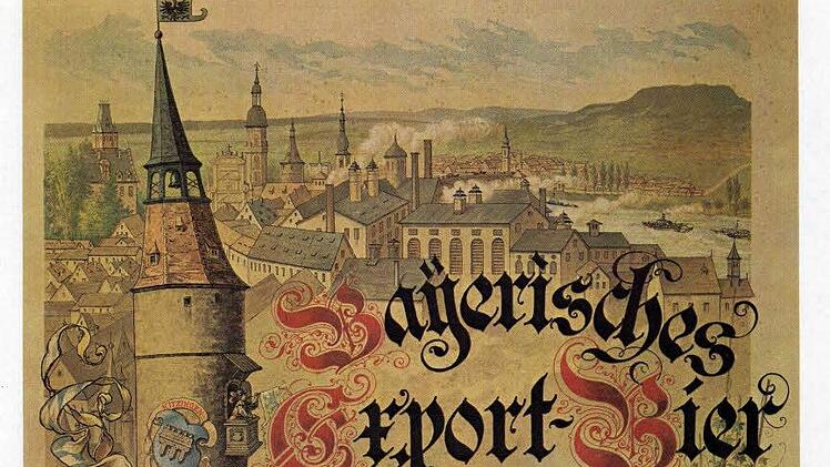 Bunt und schön: die Festschrift zum 175-Jährigen der Bürgerbrau in Kitzingen. Bunt und schön soll auch die Ausstellung der PAM im Jahr 2016 sein.  Foto: Repro Stadtarchiv Kitzingen