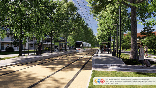Erlanger entscheiden sich für Stadt-Umland-Bahn