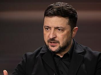 Deutsche Soldaten in der Ukraine? Dazu fand Wolodymyr Selenskyj (Bild) im Gespr&auml;ch mit Markus Lanz deutliche Worte.