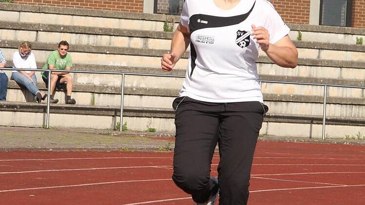 Eine Aufwärmrunde vor dem Start