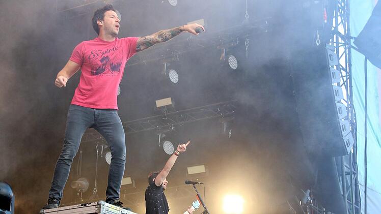 Simple Plan bei Rock im Park Foto: Dominic Buckreus