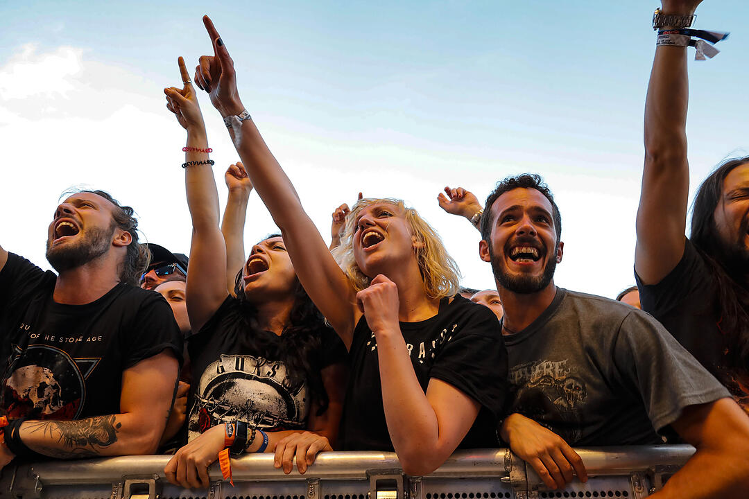 Stimmung vor den Stages bei Rock im Park