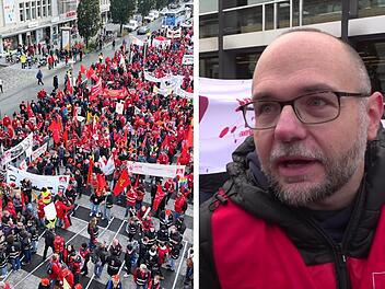Nürnberg: Tausende Metaller demonstrierten heute - "müssen Druck weiter erhöhen"