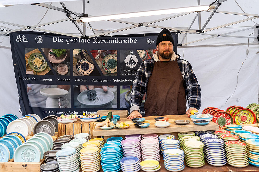 Über 120 Aussteller und Gastronomen.