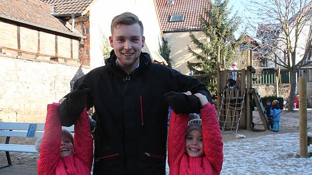 Julian Keller hat 2017 ein Praktikum im Hammelburger Kindergarten St. Josef absolviert. Archivfoto: Kerstin V&auml;th