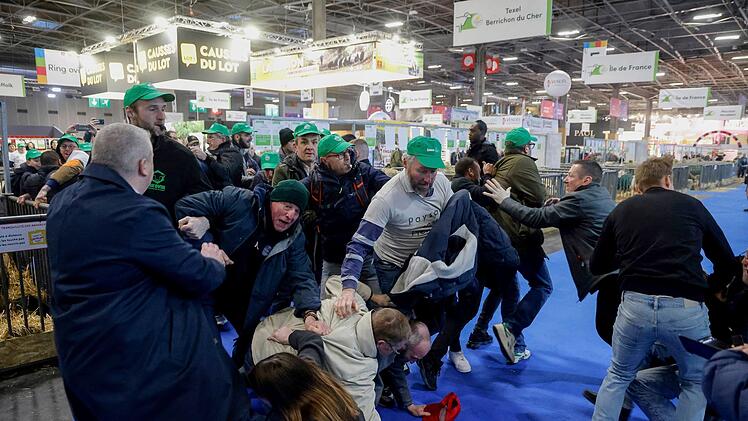 Landwirtschaftsmesse in  Paris - Macron