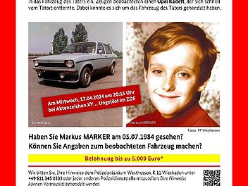 Idstein: Markus' M&ouml;rder ist bis heute auf freiem Fu&szlig;