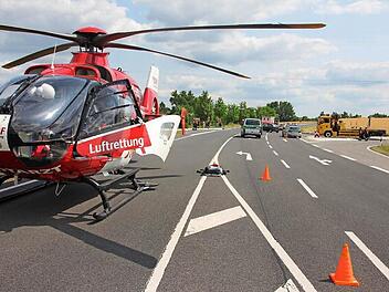Der schwere Unfall vor einer Woche war auch Thema bei der Bürgerversammlung am Donnerstag in Heubach. Foto: Ralf Kestel