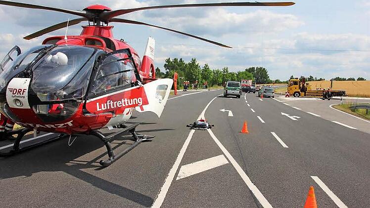 Der schwere Unfall vor einer Woche war auch Thema bei der Bürgerversammlung am Donnerstag in Heubach. Foto: Ralf Kestel