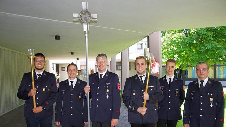 Festgottesdienst zum 50-jährigen Bestehen der Garitzer  Jugendkapelle und zum 150. Geburtstag der Garitzer Feuerwehr. Klaus Werner