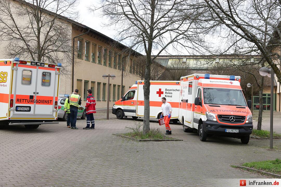 Großeinsatz an der Berufsschule Forchheim