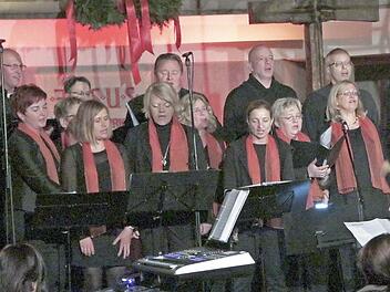 Der Gospelchor "Just wanna sing" von der Pfarrei St. Anna gastierte in der Christuskirche.  Fotos: J.osef Hofbauer