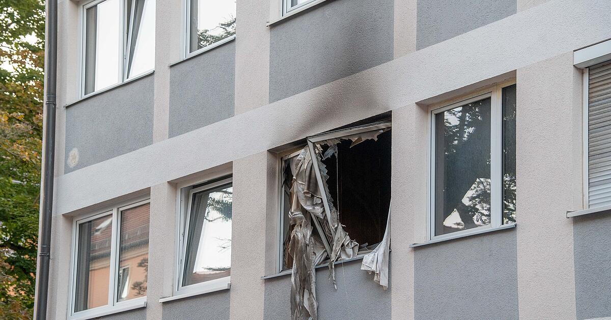 Violent explosion in Nuremberg apartment – debris lands on street