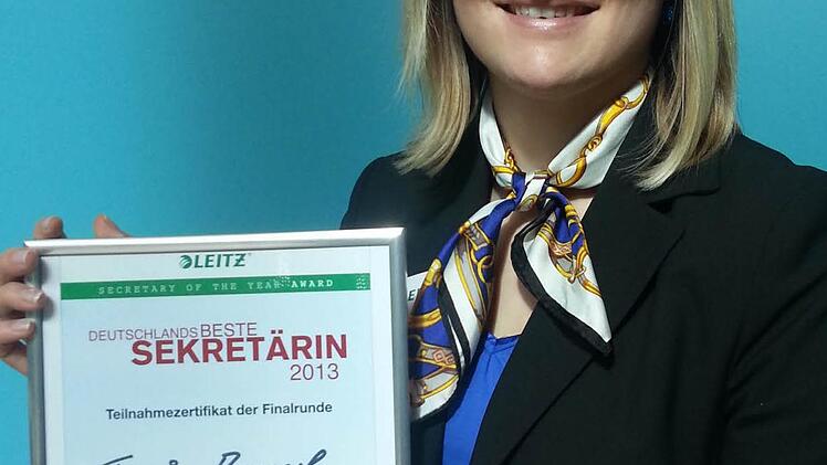Tanja Ammerl ist Deutschlands viertbeste Sekretärin. Foto: privat