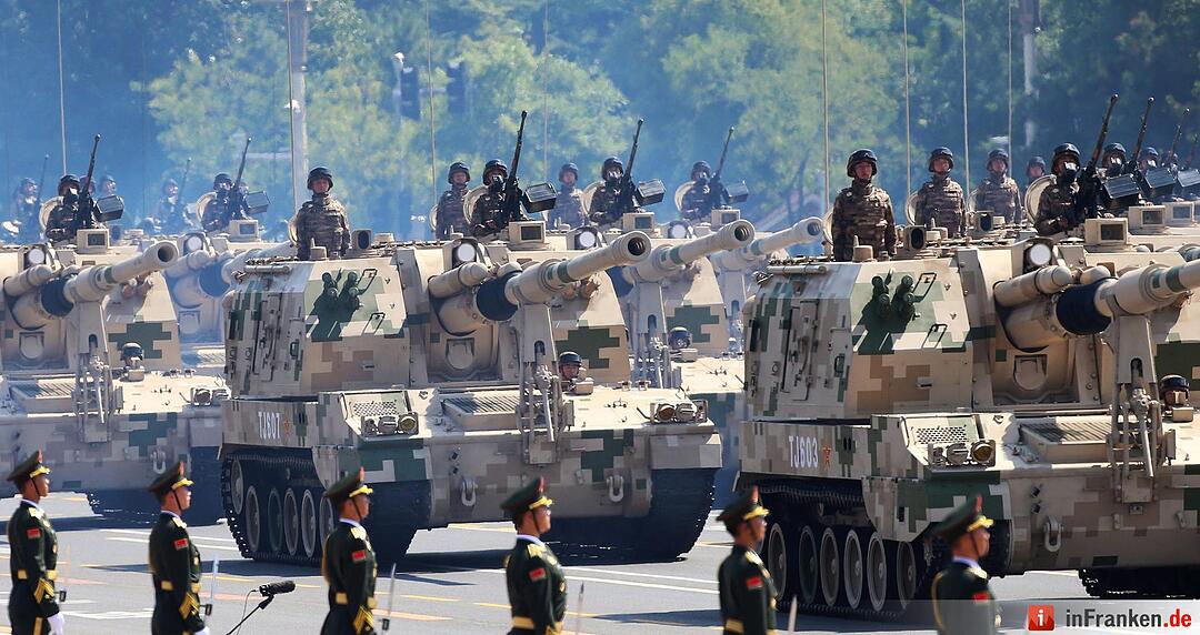 Militärparade in China