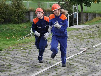 Mit Elan absolvierten die jungen Feuerwehrleute die Leistungsprüfung.