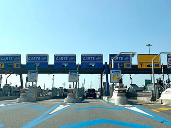 Mautstelle auf italienischer Autobahn
