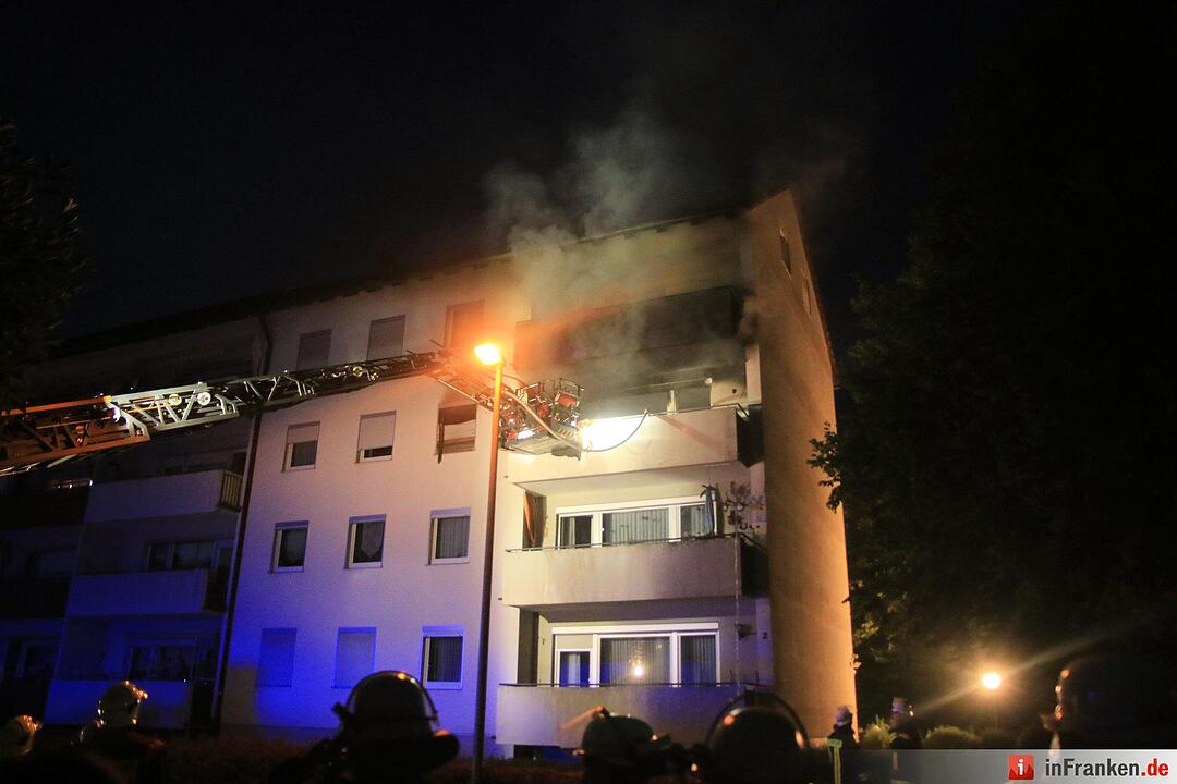 Brand in Mehrfamilienhaus in Memmelsdorf