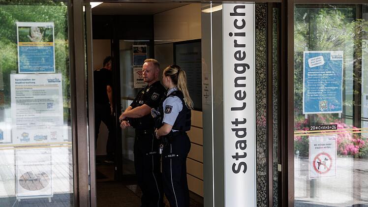 Gro&szlig;einsatz am Rathaus Lengerich