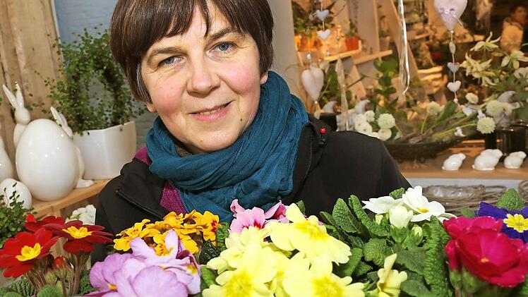 Anni Münzel sehnt den Frühling herbei, obwohl er für die Floristin bereits im Januar begonnen hat.  Foto: Matthias Hoch