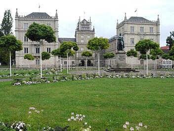 Die Ehrenburg in Coburg hat wieder für Besucher geöffnet. Eigentümer des Schlosses ist die Bayerische Schlösserverwaltung. Fotos: Rebecca Vogt