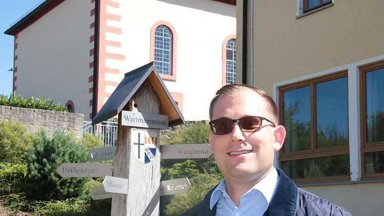 Bürgermeister Florian Atzmüller ist viel in den Gemeindeteilen unterwegs. Foto: Ralf Ruppert