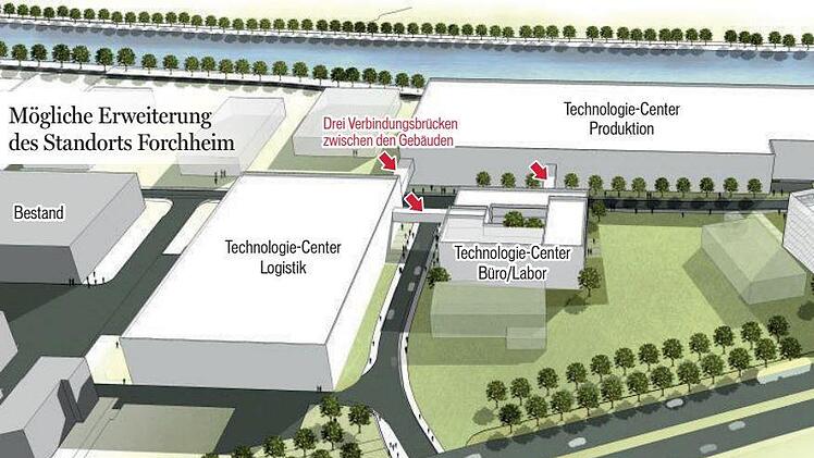 So könnte der Campus künftig aussehen. Quelle: Siemens Healthcare GmbH