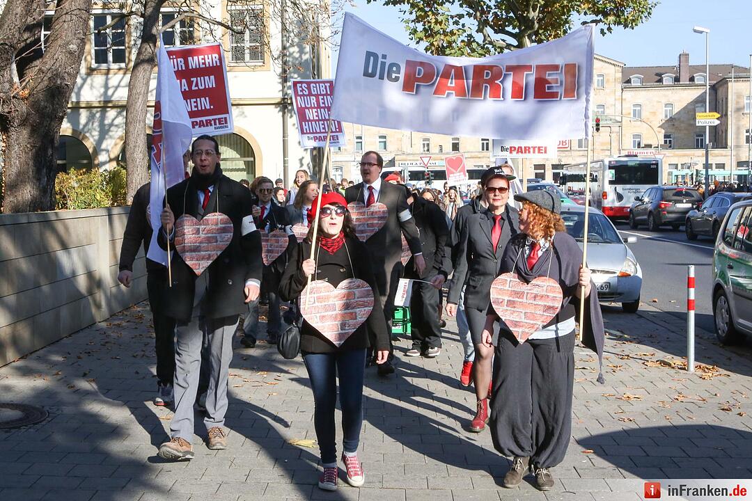 Zwei Demos in Bamberg