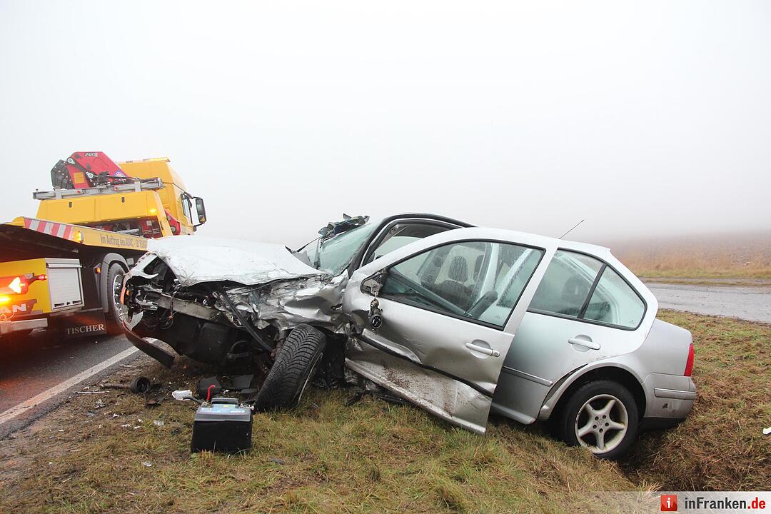 Mehrere Verletzte nach Unfall bei Ermershausen