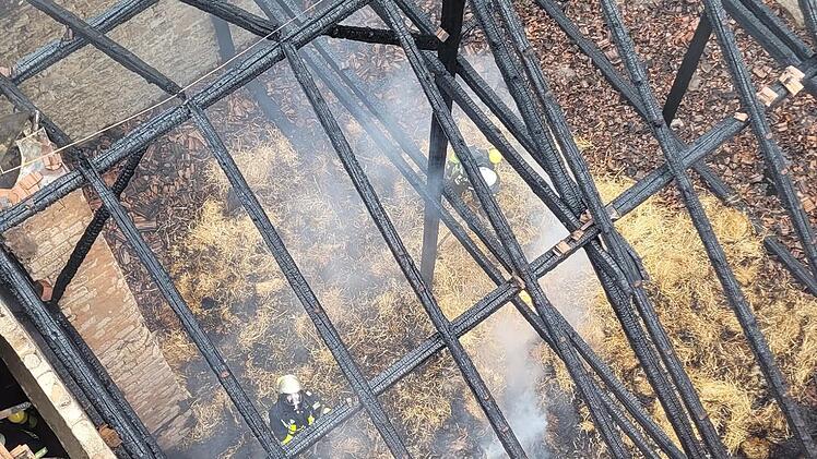 Kaltensondheim: Großbrand in dicht bebautem Ortskern - "hätte sich ausbreiten können"