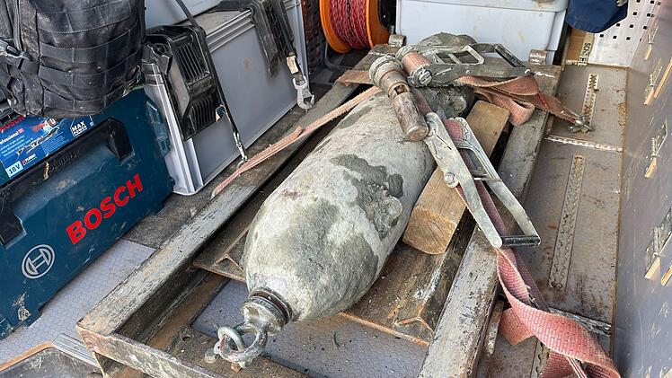 Fund einer Fliegerbombe am Güterbahnhof