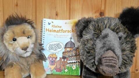 "Kleine Heimatforscher" mit Leopold und EberhardFoto: Walter Hanslok