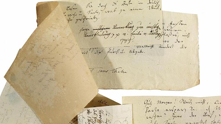 Billets von Jean Paul an Emanuel Osmund