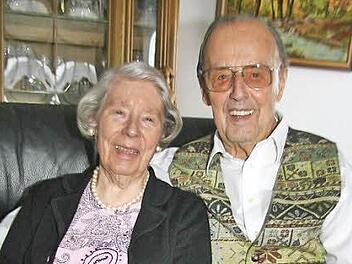 Seit 65 Jahren ein Ehepaar: Ruth und Heinz Kunkel. Foto: Sonja Adam