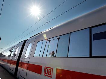 ICE, Bahn, Zug, Hitze, Sommer, Sonne