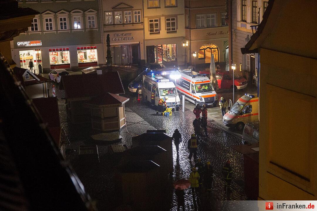 Schwelbrand in Coburger Innenstadt