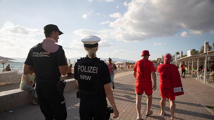 Polizeistreife auf Mallorca