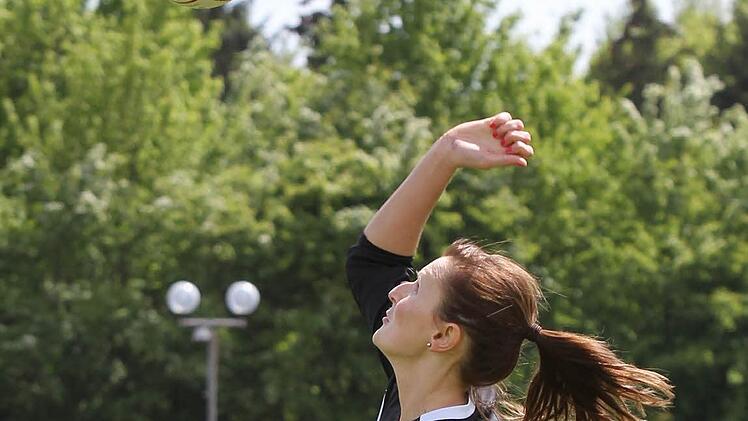 ATS-Schlagfrau Olga Blehm führte ihr Team zu einem 3:1-Sieg gegen den TSV Karlsdorf. Foto: Archiv