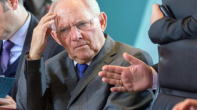 Bundesfinanzminister Wolfgang Sch&auml;uble Symbolfoto: dpa
