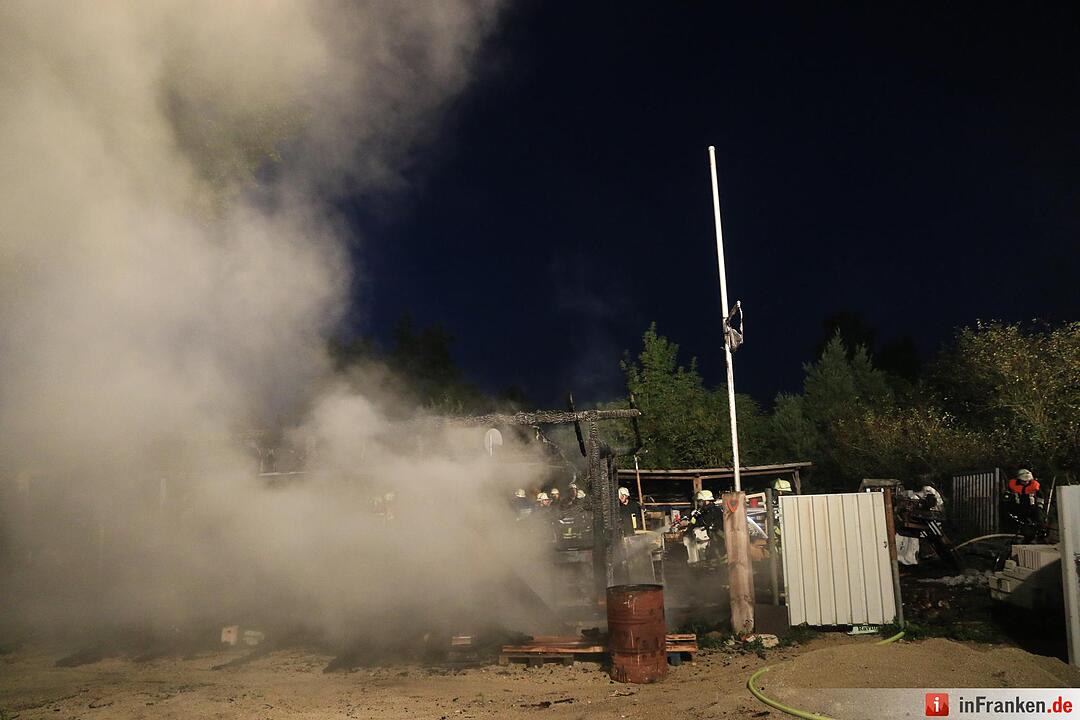 Feuer in Bamberg - Mann erleidet schwerste Verletzungen