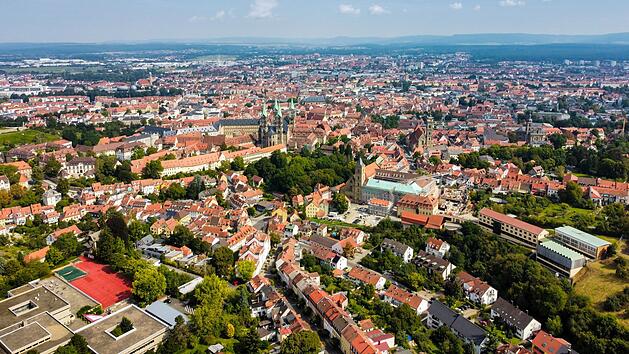 Bamberg aus der Luft