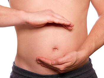 Mann, Bauch, Darm