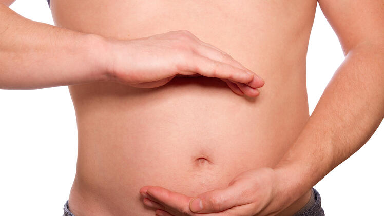 Mann, Bauch, Darm