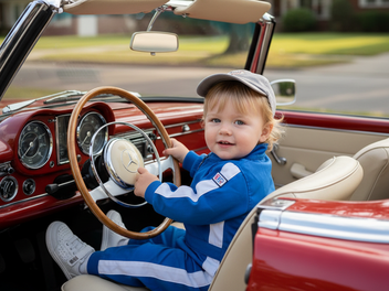 Verrückter Einsatz auf der A6: Kleinkind (1) plötzlich am Steuer Verrückter Einsatz auf der A6: Kleinkind (1) plötzlich am Steuer