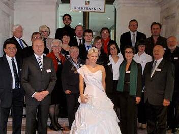 Das offizielle Erinnerungsfoto an das Treffen mit Gauck - allerdings ohne Gauck.