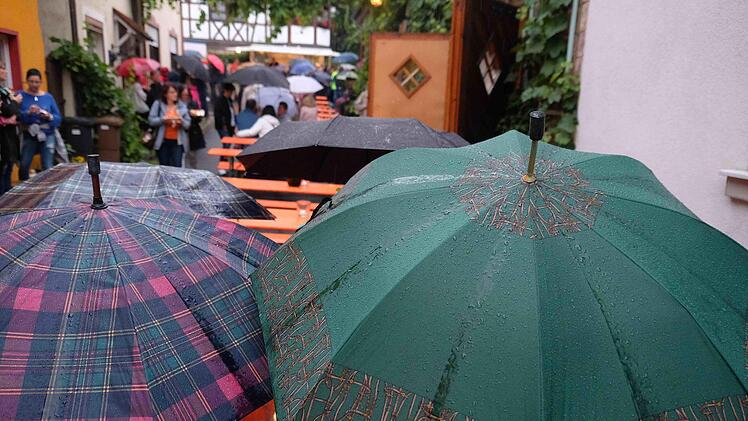 Der Regen konnte gegen die Gemütlichkeit nichts ausrichten.  Foto: Gerd Schaar
