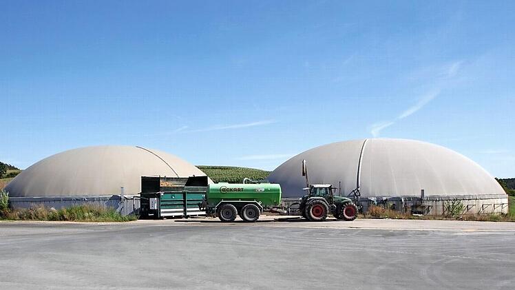 In der Biogasanlage nahe Dietersdorf liegt der Gülleanteil bei 36 Prozent.  Fotos: Andreas Dorsch