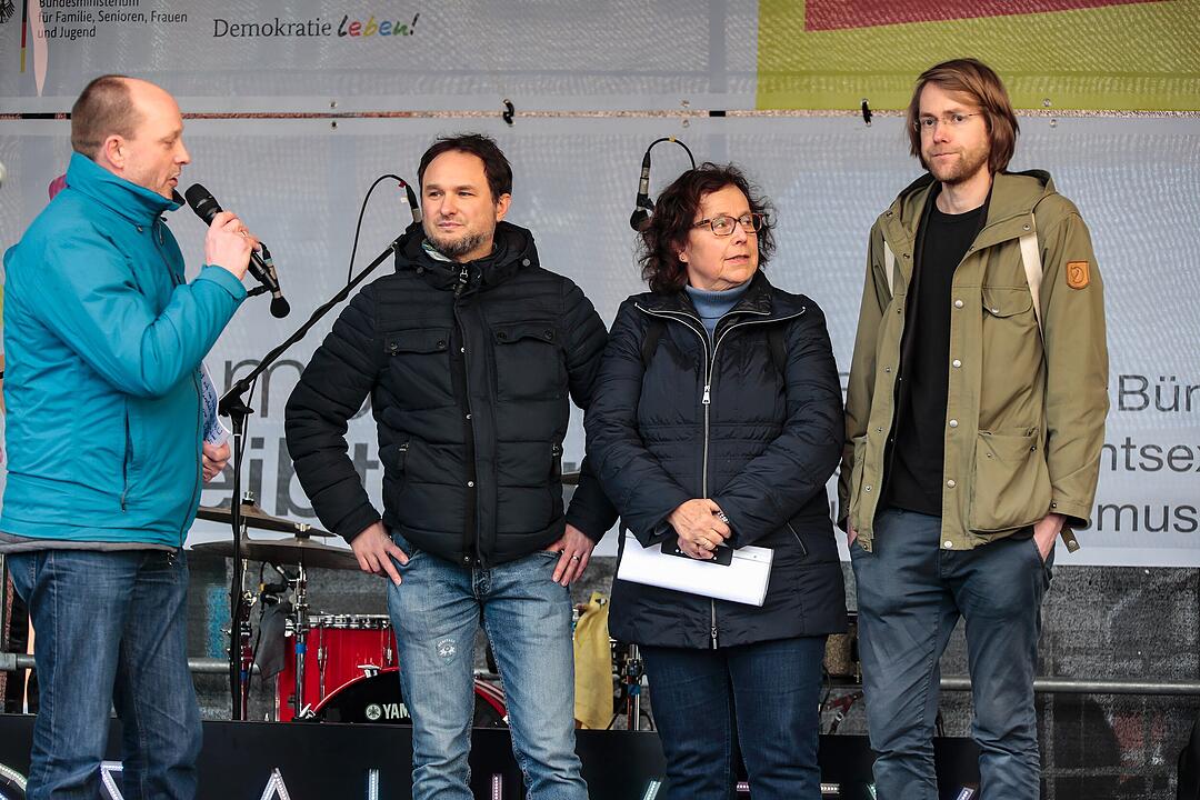 Fest der Demokratie, III. Weg und Anti-Nazi-Demonstrationen in Bamberg