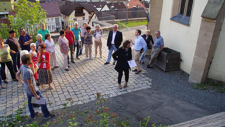 Ortstermin zur Stadtsanierung in Wallenfels. Foto: Marco Meißner
