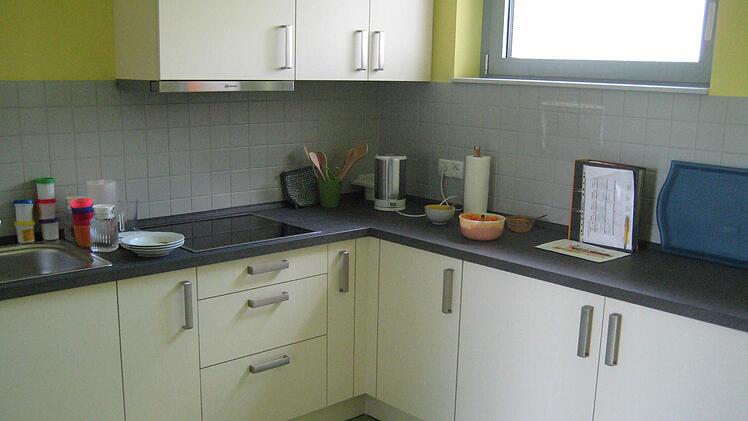 Die Küche der Mittagsbetreuung in Großheirath Foto: Judith Mielich